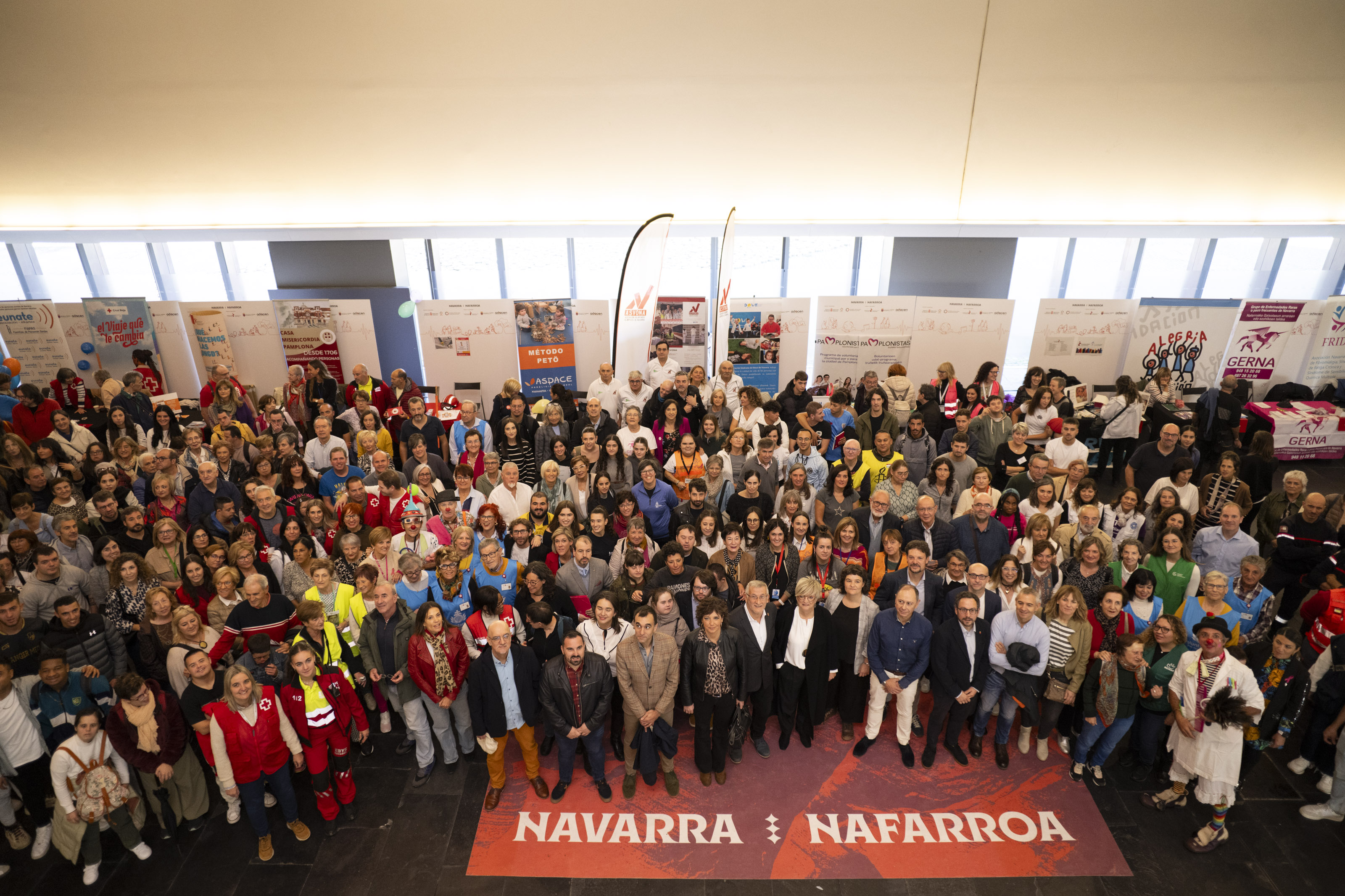 Primera fiesta del voluntariado navarro, celebrada el pasado mes de octubre en Baluarte