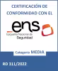 Certificacion ens categoria media RD 311/2022