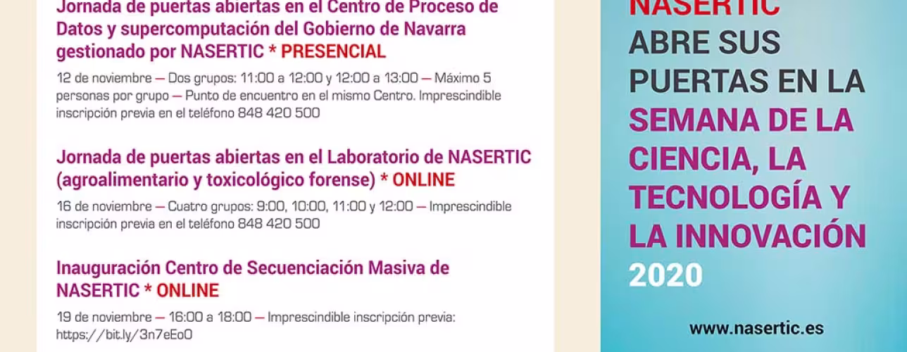 Nasertic abre sus puertas en la Semana de la Ciencia, la Tecnología y la Innovación