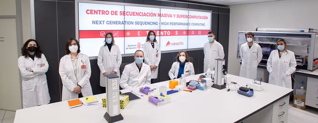 El equipo de NASERTIC y del Servicio de Microbiología Clínica del Complejo Hospitalario de Navarra