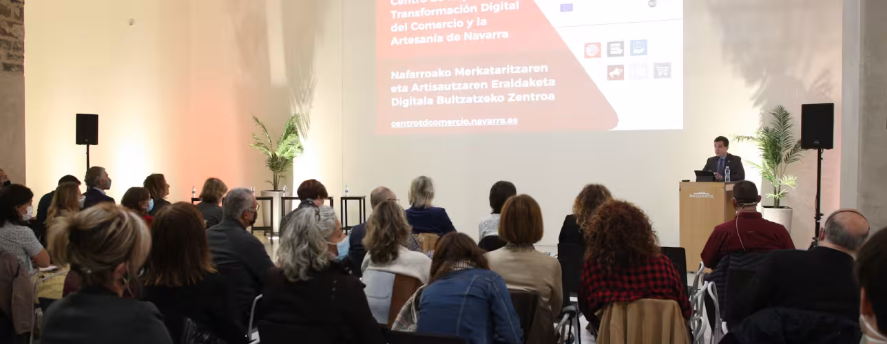 El consejero de Desarrollo Económico y Empresarial durante la presentación del Centro de Impulso de Transformación Digital