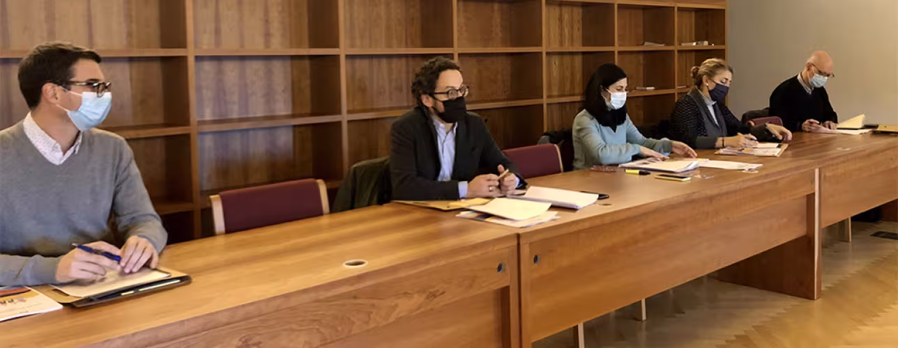 Un momento de la reunión del consejo