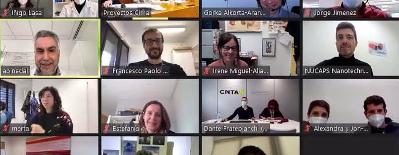Imagen de los representantes del Proyecto Microbiomics que ha participado en la reunión de seguimiento