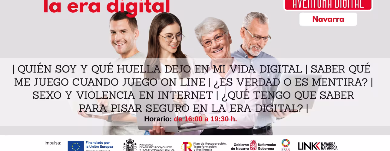 Cartel Pisa Seguro en la Era Digital - Tudela