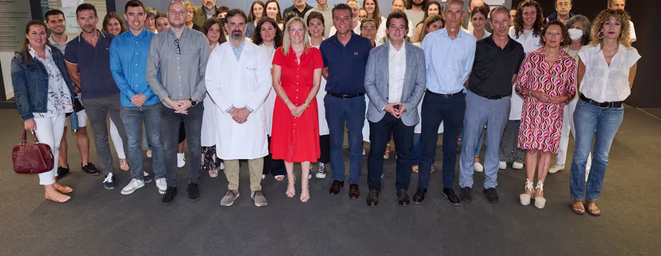  El consejero Irujo y la consejera Fanlo, con el resto de participantes en la jornada