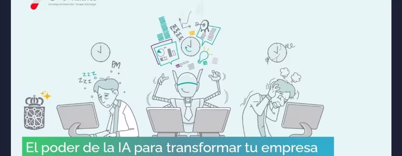 Cartel utilizado para anunciar el nuevo laboratorio de IA