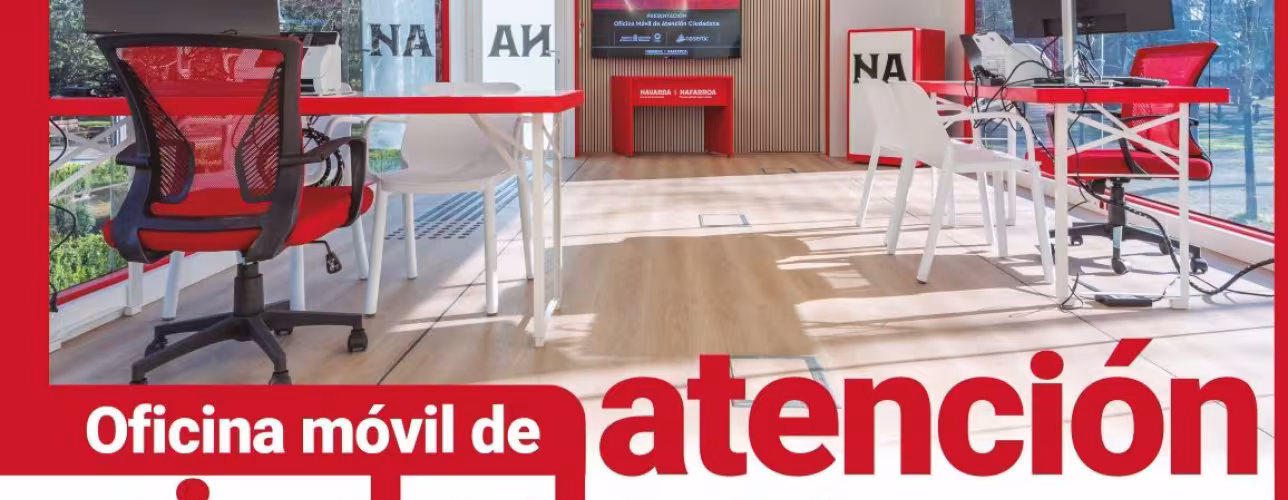 Cartel de la programación de la Oficina Móvil para el mes de septiembre